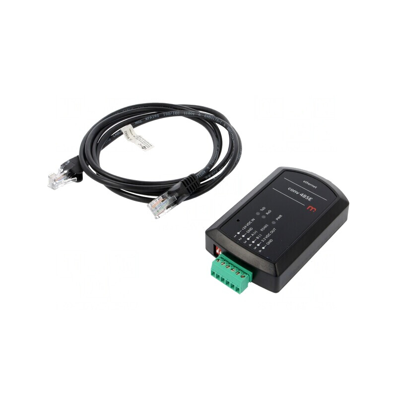 Convertor RS485 la Ethernet 1 Port IP30 115,2kbps | Electronic-mag.ro | Componente Electronice