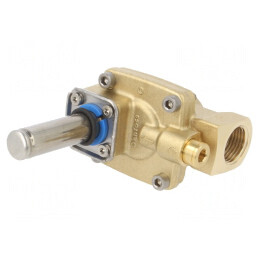 Ventil electromagnetic G 1/2 alamă 2/2 NC NBR | Electronic-mag.ro | Componente Electronice