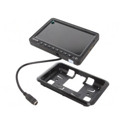 Afișaj TFT 7 inch 800x480 Negru 12VDC | Electronic-mag.ro | Componente Electronice
