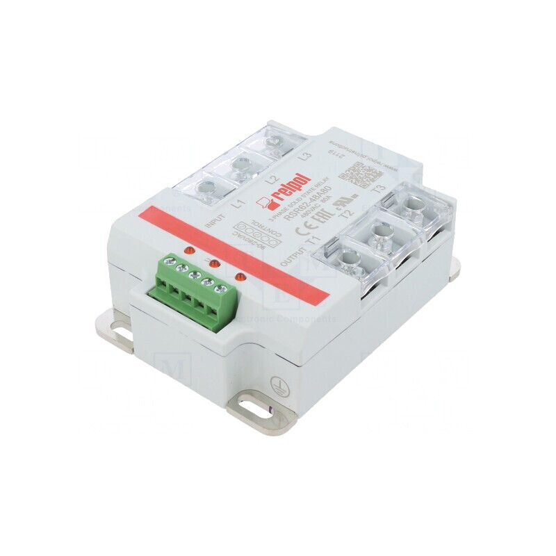 Releu Semiconductor 80A 3-Fazat 24-530VAC | Electronic-mag.ro | Componente Electronice