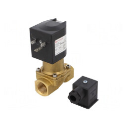 Ventil electromagnetic alamă 24VDC 0-10bar IP65 | Electronic-mag.ro | Componente Electronice