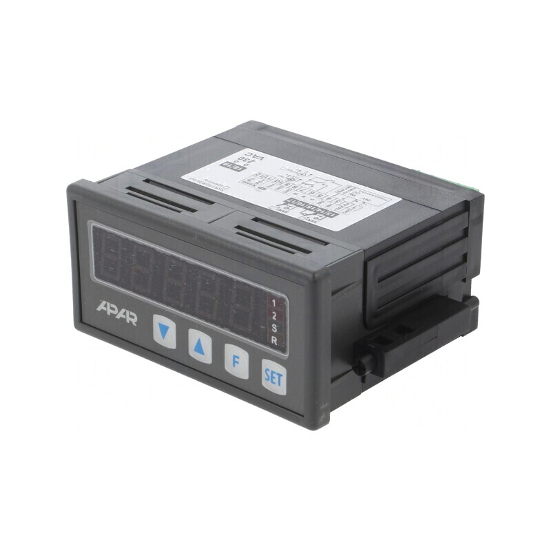 Contor Electronic LED cu Impulsuri și Flux SPDT 250VAC 8A | Electronic-mag.ro | Componente Electronice