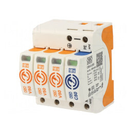 Limitator de Supratensiuni Tip 1, 2 Poli, 30kA, 280VAC | Electronic-mag.ro | Componente Electronice