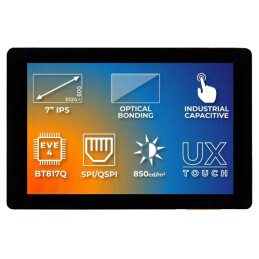 Afișaj TFT 7" 1024x600 LED RGB | Electronic-mag.ro | Componente Electronice