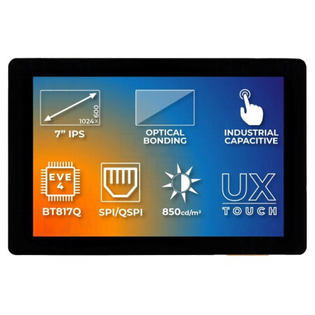 Afișaj TFT 7" 1024x600 LED RGB | Electronic-mag.ro | Componente Electronice