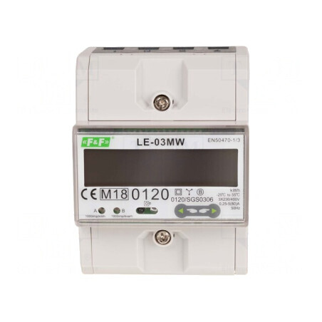 Contor Digital LCD pentru Șină DIN 5A LE-03MW | Electronic-mag.ro | Componente Electronice