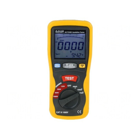 Aparat de Măsură Rezistență Izolație LCD 1-750V AX-T2400 | Electronic-mag.ro | Componente Electronice