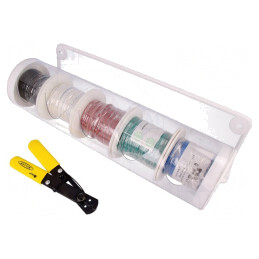 Cablu HookUp Wire litat Cu 24AWG PVC 300V 30,5m 5 role | Electronic-mag.ro | Componente Electronice