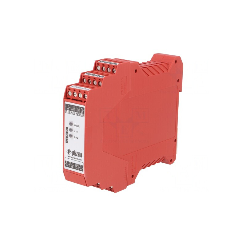 Releu de Siguranță 24VAC/DC pentru Șină DIN | Electronic-mag.ro | Componente Electronice