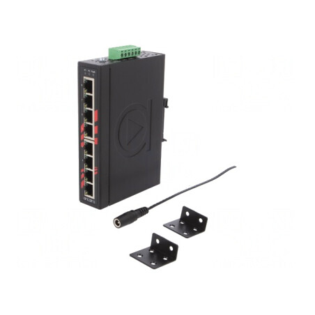 Switch Ethernet 8 Porturi 12-48VDC LNX-800A-E-T | Electronic-mag.ro | Componente Electronice