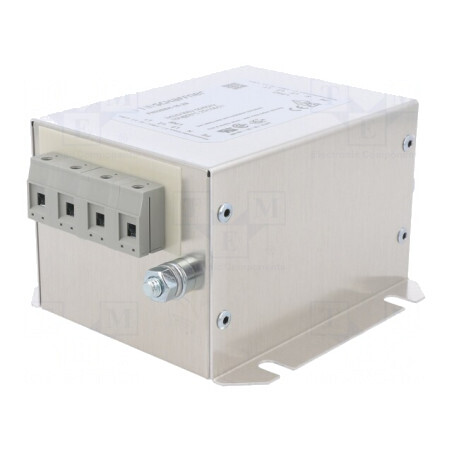 Filtru anti-interferenţe trifazic 520VAC 1,5MΩ FN3256H-16-29 | Electronic-mag.ro | Componente Electronice