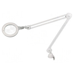 Lupă de Masă cu Iluminare LED 3dpt/5dpt Ø127mm E25110 | Electronic-mag.ro | Componente Electronice