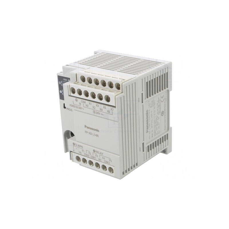 Controler Programabil PLC FP-X0 6OUT 8IN 90x79x86mm | Electronic-mag.ro | Componente Electronice