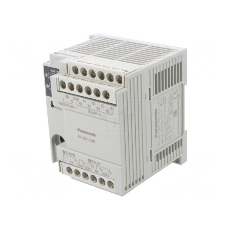 Controler Programabil PLC FP-X0 6OUT 8IN 90x79x86mm | Electronic-mag.ro | Componente Electronice