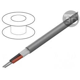 Cablu EcoCable Mini 2x22AWG neecranat 30,5m | Electronic-mag.ro | Componente Electronice
