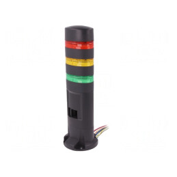 Semnalizator LED Coloană Roșu Galben Verde LD6A | Electronic-mag.ro | Componente Electronice