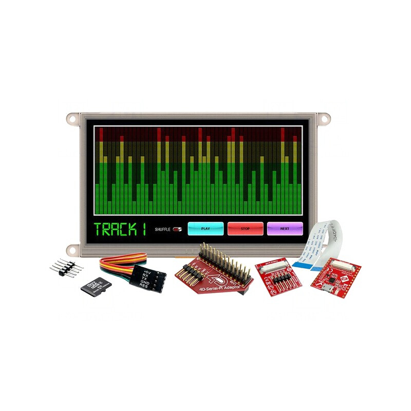 Kit Dezvoltare cu Afișaj LCD TFT 7" 800x480 455cd/m2 FFC/FPC | Electronic-mag.ro | Componente Electronice