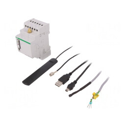 Telemetric PLC pentru șină DIN 230VAC relee IP20 3W | Electronic-mag.ro | Componente Electronice