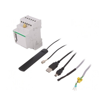 Telemetric PLC pentru șină DIN 230VAC relee IP20 3W | Electronic-mag.ro | Componente Electronice