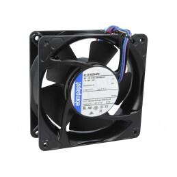 Ventilator: DC | axial | 48VDC | 119x119x38mm | 346,2m3/h | 67dBA | IP68 | 4118N/2H4PU