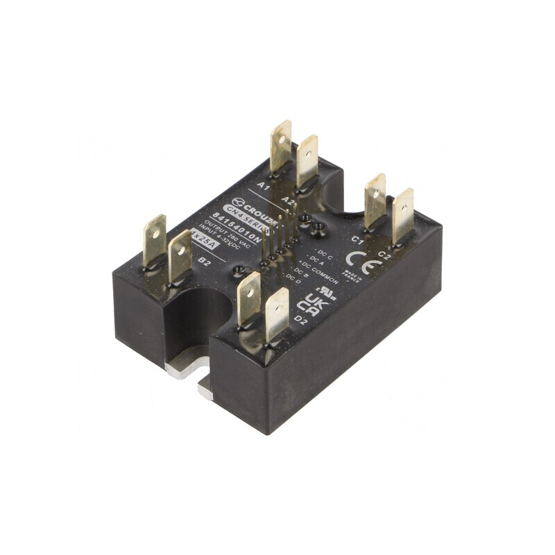 Releu Semiconductor 25A 1-Fazat 4-32VDC 12-280VAC | Electronic-mag.ro | Componente Electronice