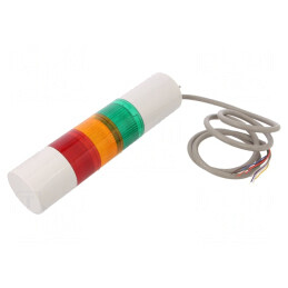 Coloană de Semnalizare LED Roșu/Ambră/Verde | Electronic-mag.ro | Componente Electronice