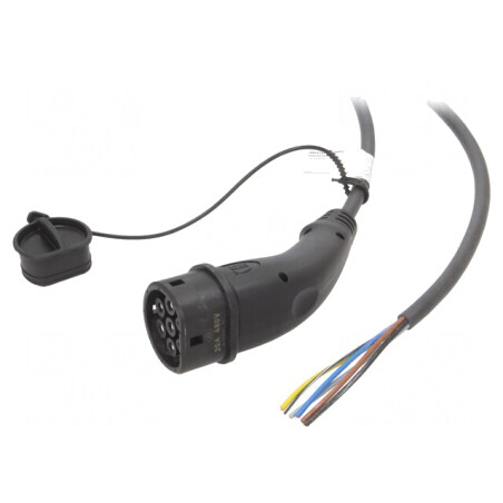 Cablu eMobility 480V 7,4kW Tip 2 7,5m 20A IP44 | Electronic-mag.ro | Componente Electronice