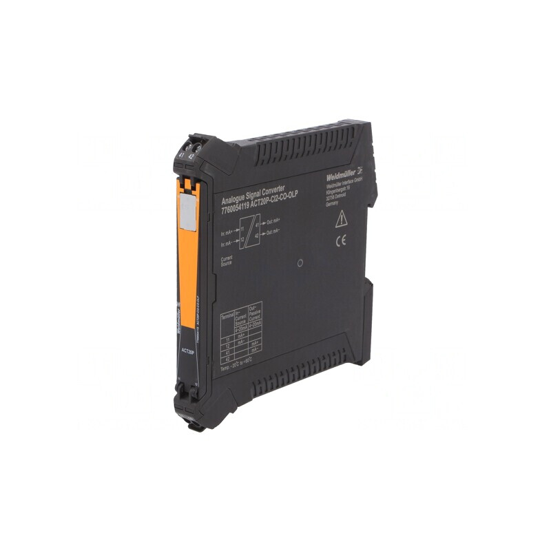 Adaptor de Semnale Analogice pentru Șină DIN 0-20mA 4-20mA | Electronic-mag.ro | Componente Electronice