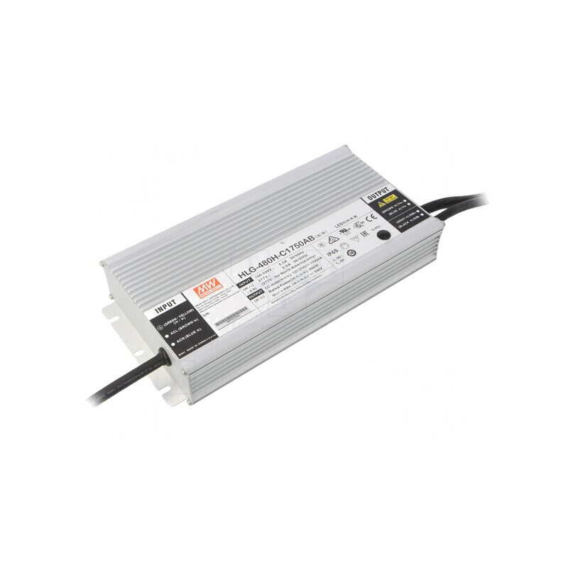 Alimentator LED 480W IP65 HLG-480H-C1750AB | Electronic-mag.ro | Componente Electronice Alimentator LED 480W IP65 HLG-480H-C1750AB | Electronic-mag.ro | Componente Electronice