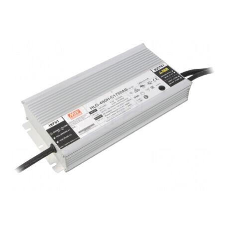 Alimentator LED 480W IP65 HLG-480H-C1750AB | Electronic-mag.ro | Componente Electronice