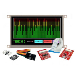 Kit Dezvoltare cu Afișaj LCD TFT 7" 800x480 455cd/m2 | Electronic-mag.ro | Componente Electronice