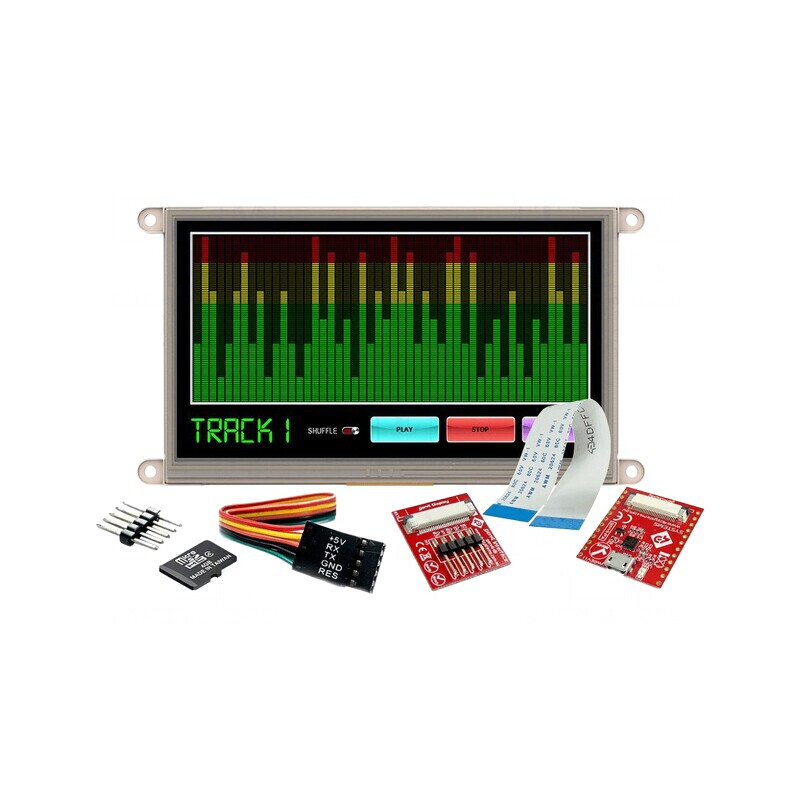 Kit Dezvoltare cu Afișaj LCD TFT 7" 800x480 455cd/m2 | Electronic-mag.ro | Componente Electronice Kit Dezvoltare cu Afișaj LCD TFT 7" 800x480 455cd/m2 | Electronic-mag.ro | Componente Electronice