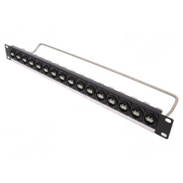 Patch Panel USB A pentru Rack 1U 19"