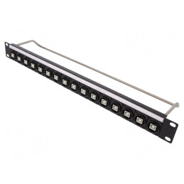 Patch Panel USB B RACK 1U 19" | Electronic-mag.ro | Componente Electronice