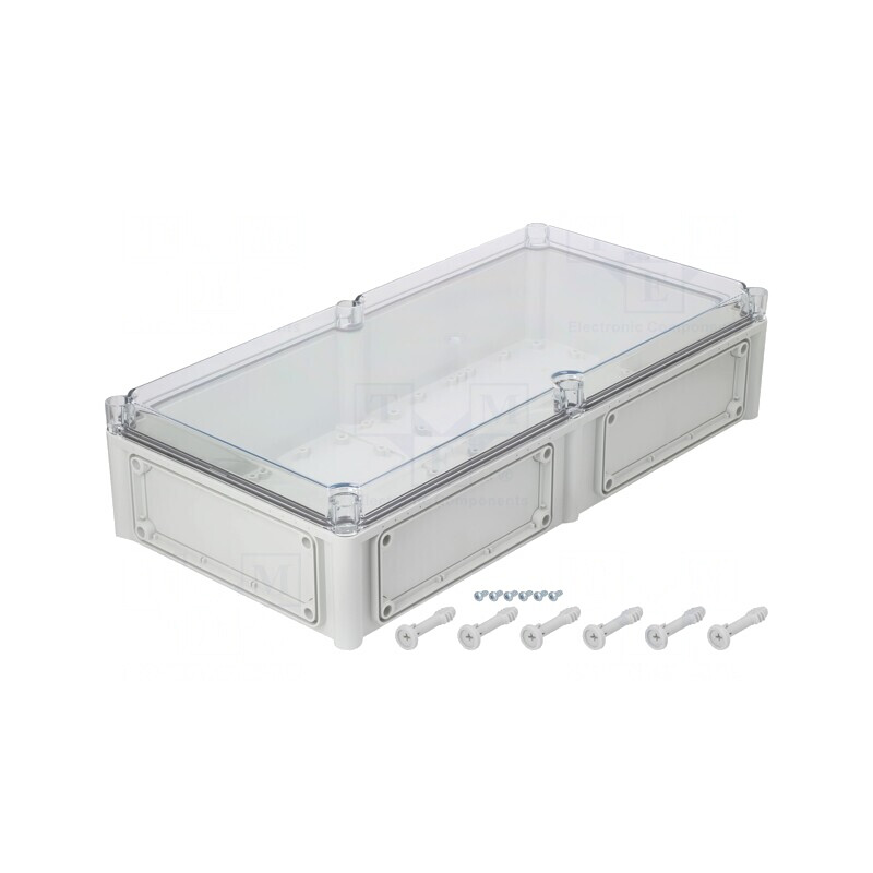 Carcasă montare pe perete gri 280x560x130mm | Electronic-mag.ro | Componente Electronice