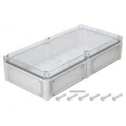 Carcasă montare pe perete gri 280x560x130mm | Electronic-mag.ro | Componente Electronice