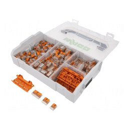 Bornă cu Arc și Eliberare Rapidă 0,2-4mm2 450V 32A | Electronic-mag.ro | Componente Electronice