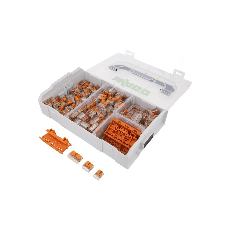 Bornă cu Arc și Eliberare Rapidă 0,2-4mm2 450V 32A | Electronic-mag.ro | Componente Electronice