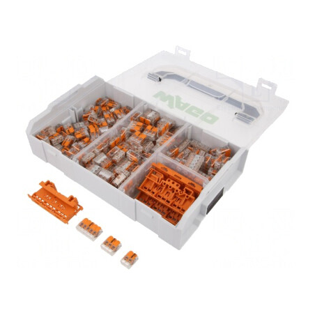 Bornă cu Arc și Eliberare Rapidă 0,2-4mm2 450V 32A | Electronic-mag.ro | Componente Electronice