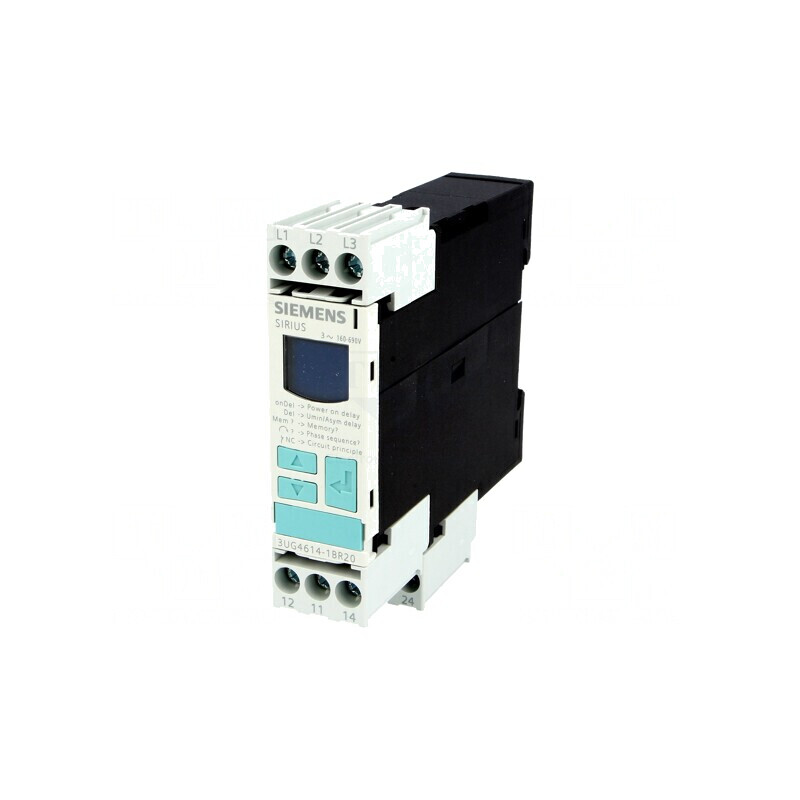 Releu Monitorizare Tensiune DPDT Șină DIN 3UG4614-1BR20 | Electronic-mag.ro | Componente Electronice