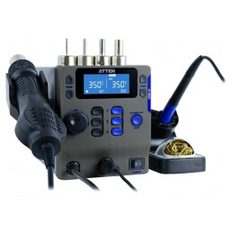 Stație cu aer cald 100-500°C LCD 120l/min ST-8802 | Electronic-mag.ro | Componente Electronice