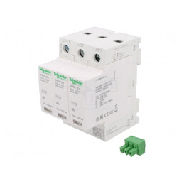 Limitator de Supratensiuni Tip 1, 2 Poli, pentru Şină DIN | Electronic-mag.ro | Componente Electronice