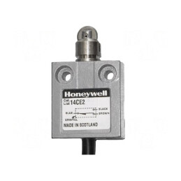 Limitator cursă rolă metalică Ø12,4mm SPDT 5A | Electronic-mag.ro | Componente Electronice
