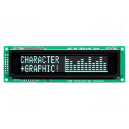Afișaj VFD Grafic 140x16 350-1000cd/m2 Temp -40-85°C PIN 21 | Electronic-mag.ro | Componente Electronice