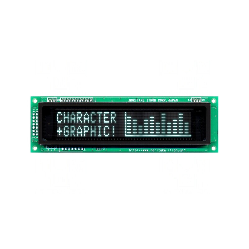 Afișaj VFD Grafic 140x16 350-1000cd/m2 Temp -40-85°C PIN 21 | Electronic-mag.ro | Componente Electronice