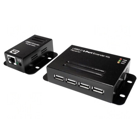 Extender USB 50m Negru Cat 5e/6 | Electronic-mag.ro | Componente Electronice