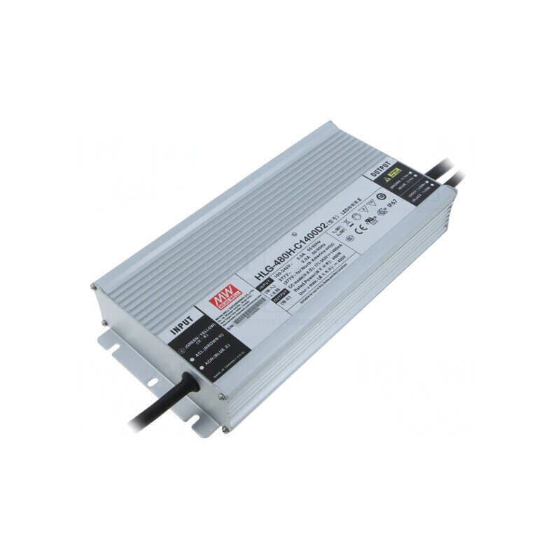 Alimentator LED 480W HLG-480H-C1400D2 | Electronic-mag.ro | Componente Electronice Alimentator LED 480W HLG-480H-C1400D2 | Electronic-mag.ro | Componente Electronice