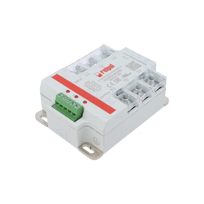 Releu Semiconductor 60A 3-Fazat 24-660VAC | Electronic-mag.ro | Componente Electronice