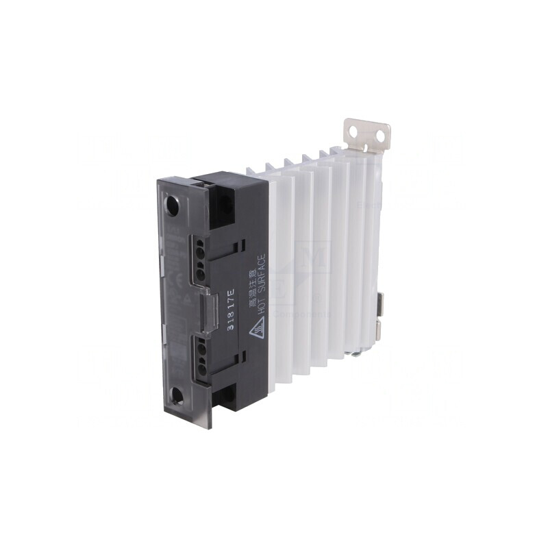 Releu semiconductor 1-fazat 25A 12-24VDC 100-480VAC | Electronic-mag.ro | Componente Electronice
