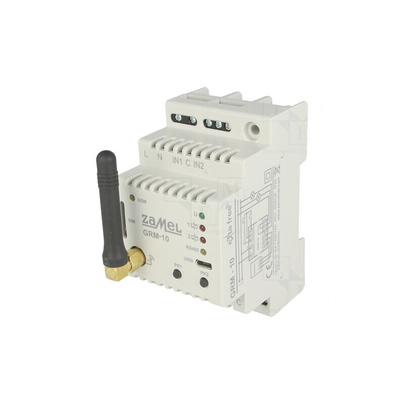 Controler GSM EXTA FREE pentru șină DIN 230VAC | Electronic-mag.ro | Componente Electronice